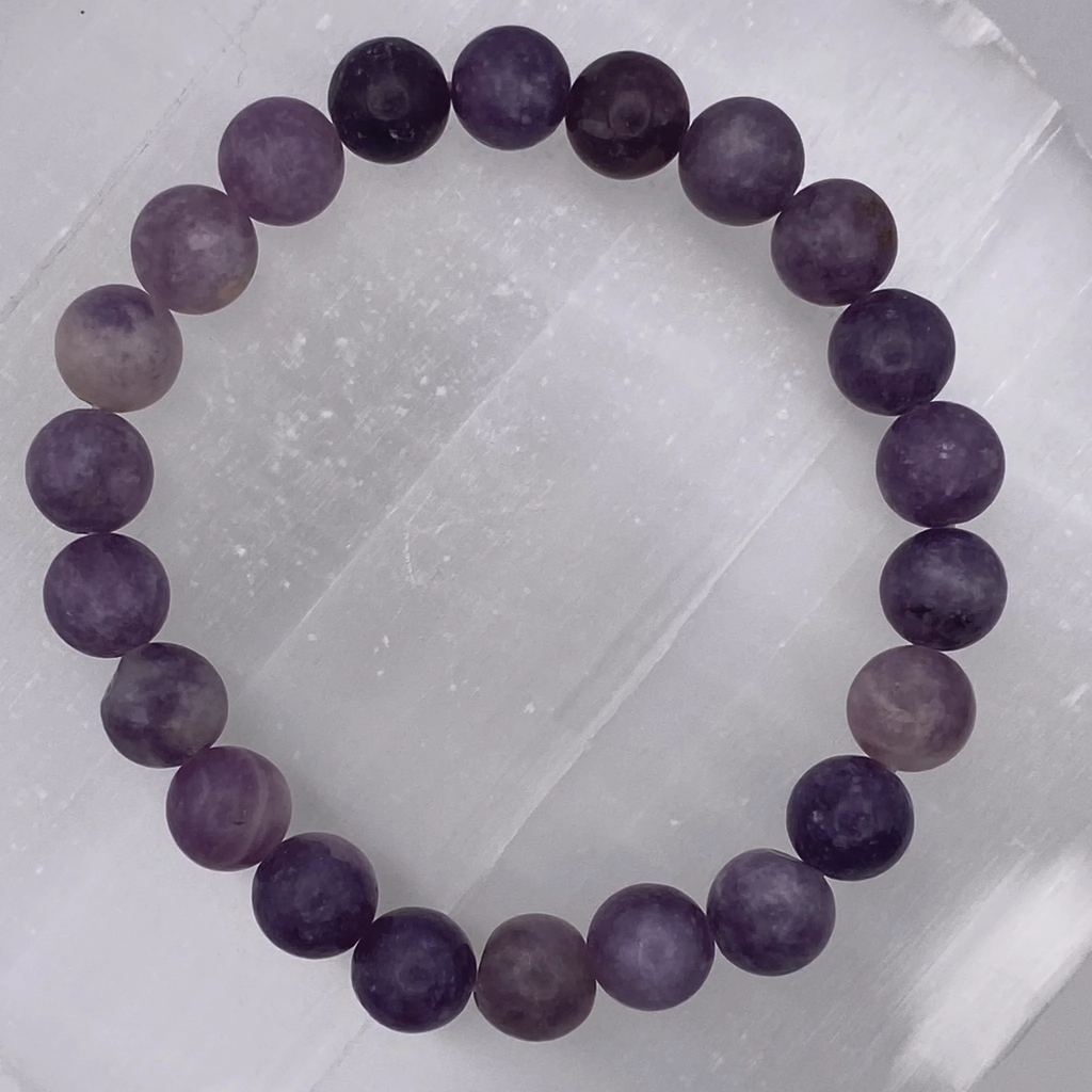 Amethyst Matte Finish Bracelet