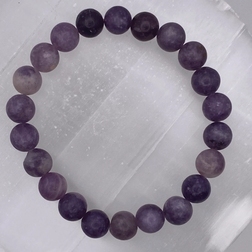 Amethyst Matte Finish Bracelet