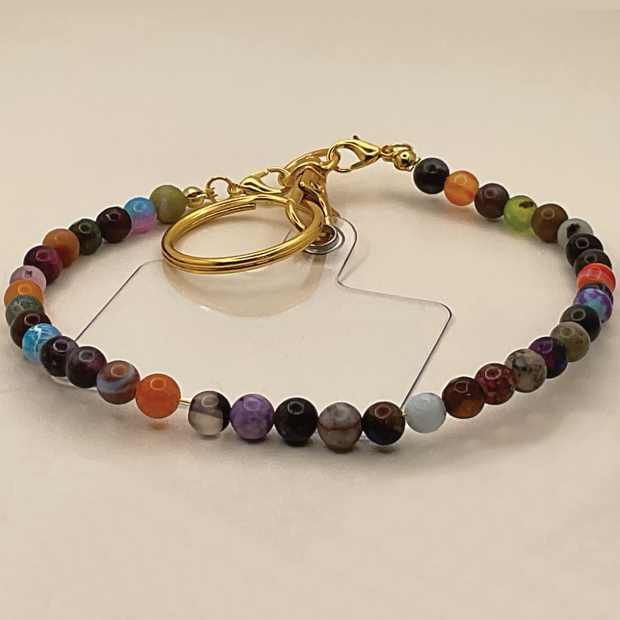 Multicolored Jasper Phone Strap
