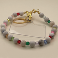 Magnesite Multicolored Crystal Phone Strap