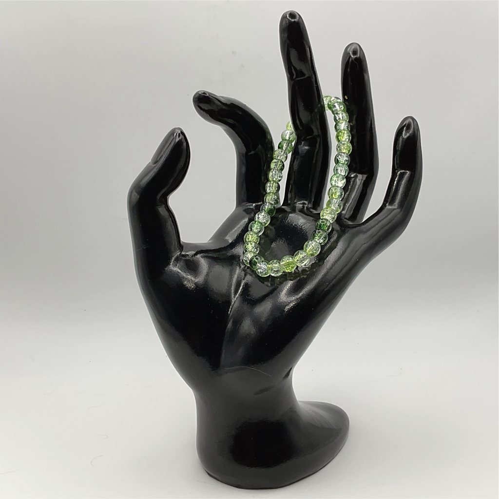 Green Crystal Glass Bracelet