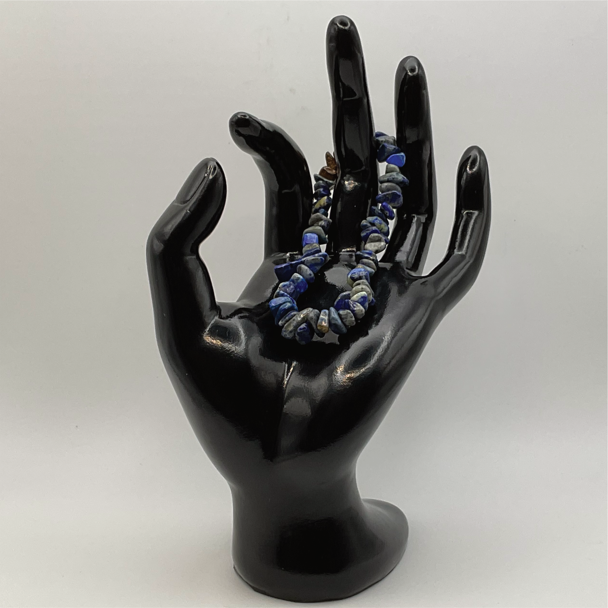 Chipped Lapis Lazuli Tiger's Eye Bracelet