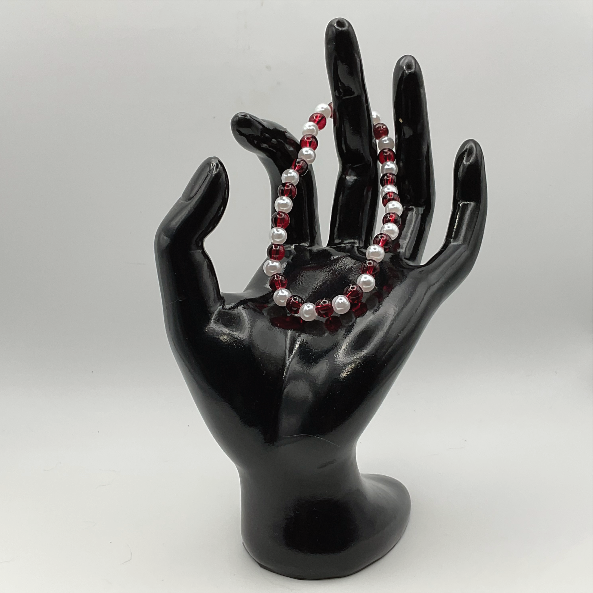 Pearl Red Glass Bracelet