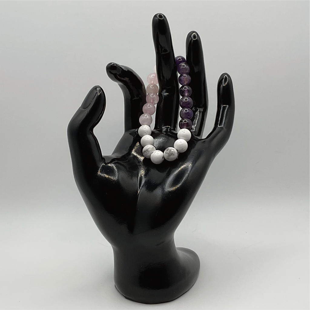 Magnesite Amethyst Rose Quartz Bracelet