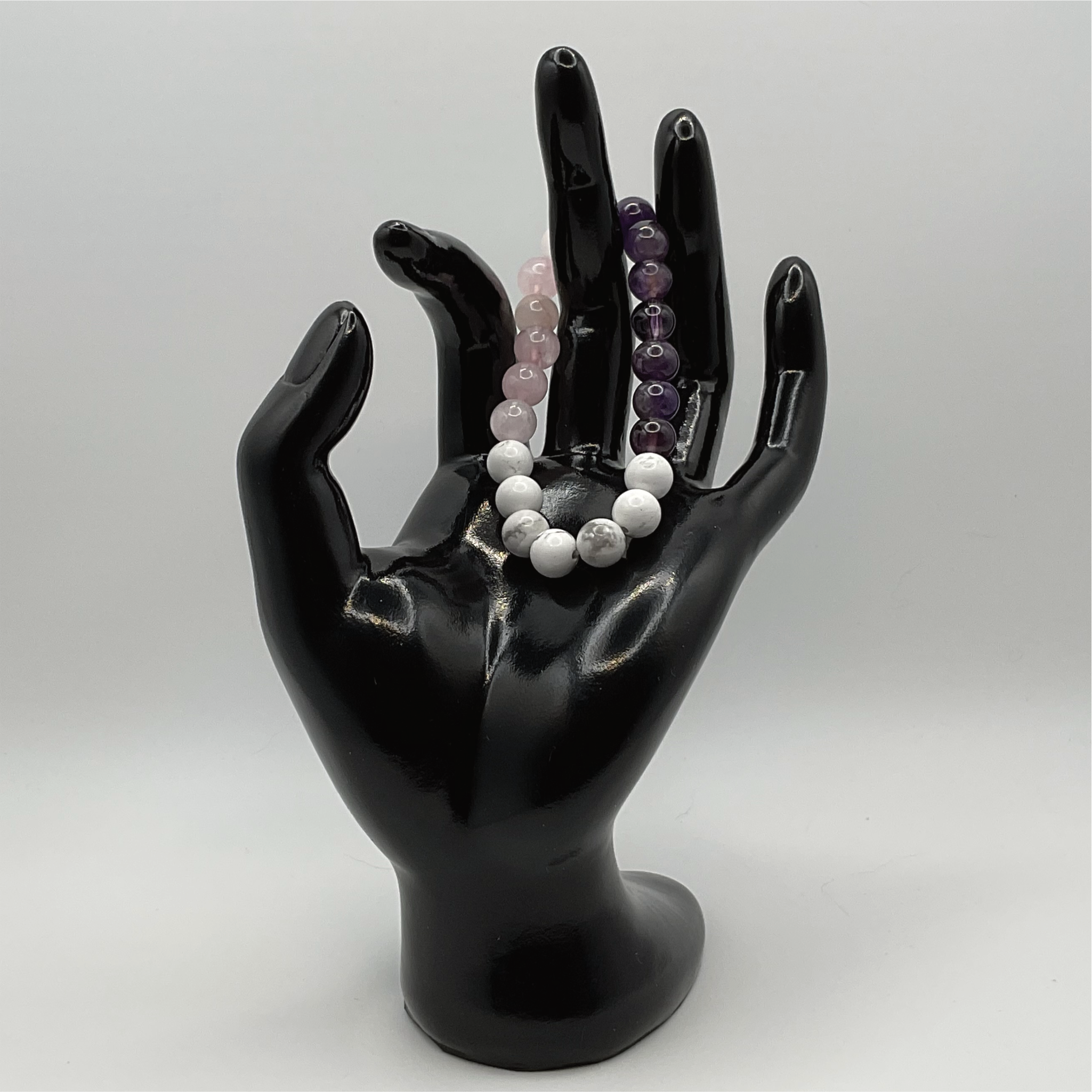 Magnesite Amethyst Rose Quartz Bracelet