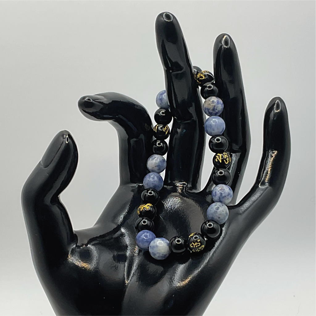 Sodalite Black Onyx Pixiu Bracelet