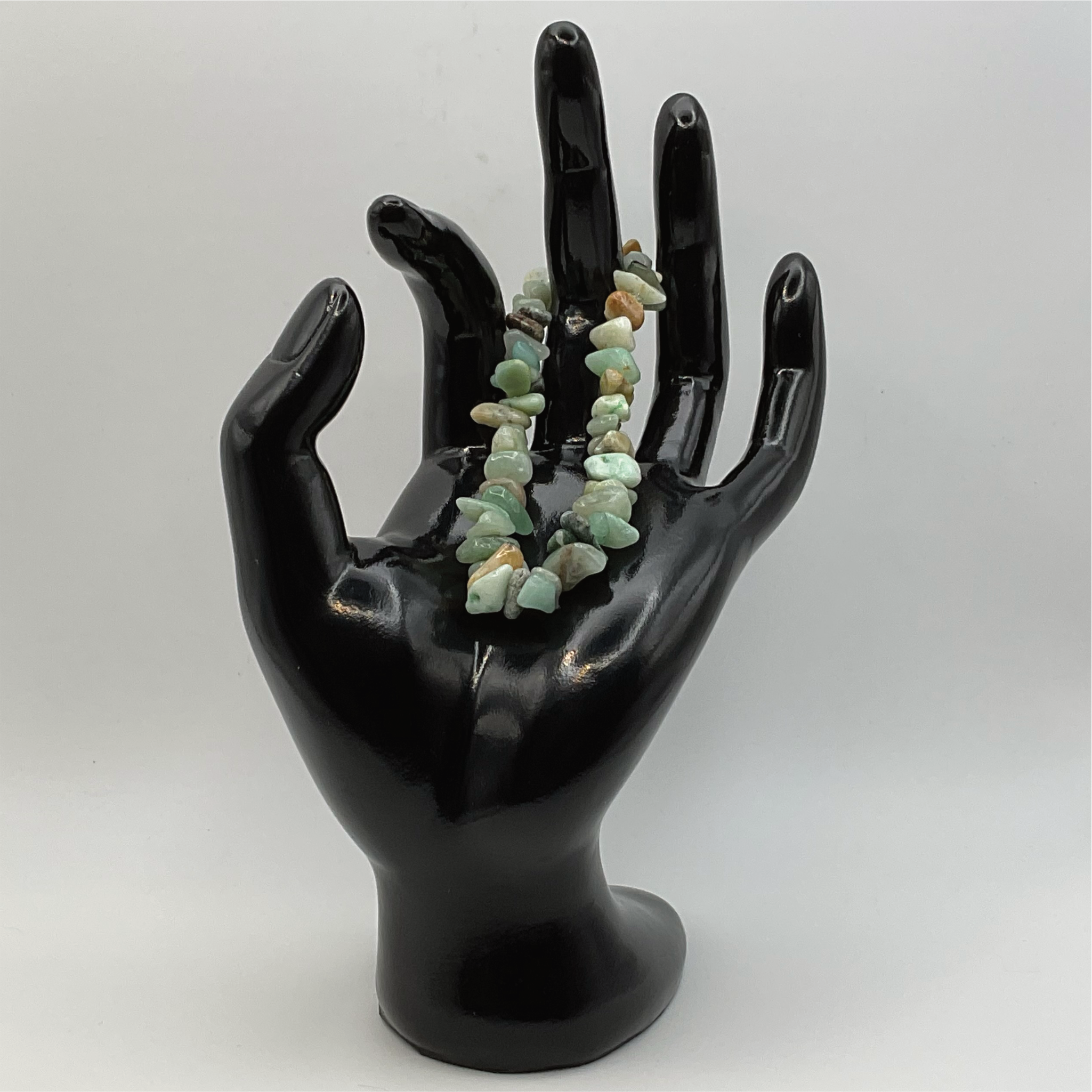 Chipped Citrine Green Chalcedony Bracelet
