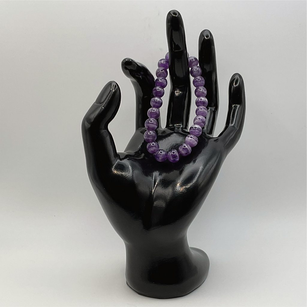 Amethyst Bracelet Glossy Finish