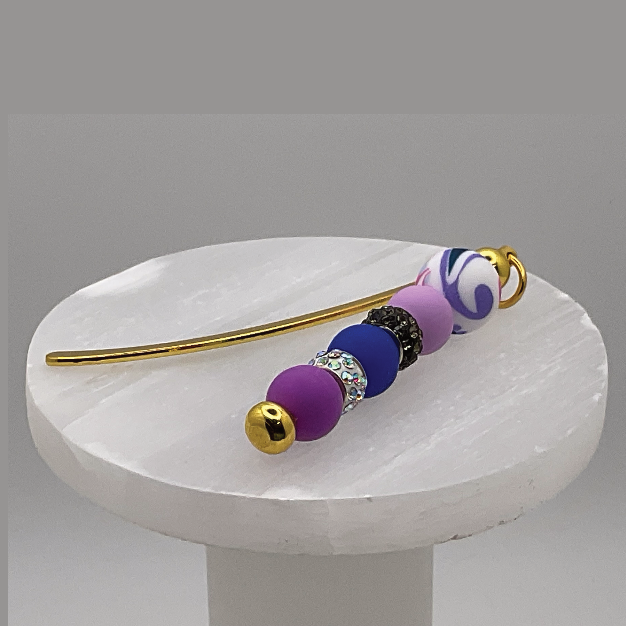 Blue Pink Purple Bookmark