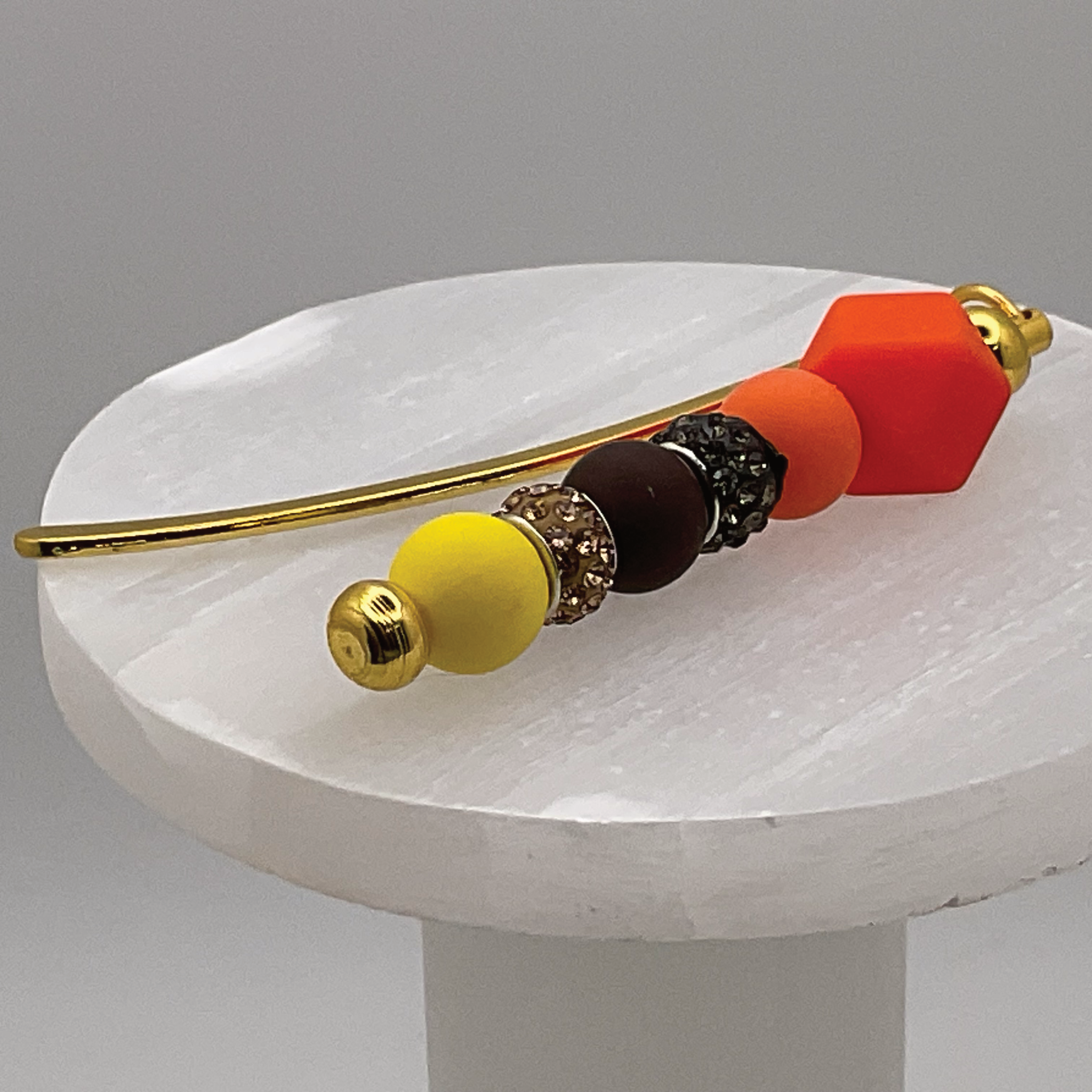 Orange Brown Yellow Bookmark